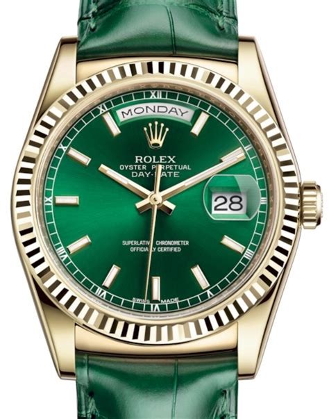 rolex green strap|rolex strap names.